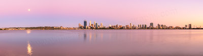 Perth and the Swan River at Sunrise, 17th January 2014