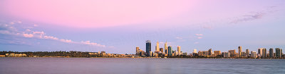 Perth and the Swan River at Sunrise, 22nd January 2014
