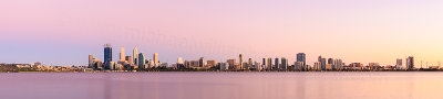 Perth and the Swan River at Sunrise, 9th February 2014