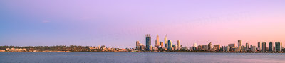 Perth and the Swan River at Sunrise, 11th March 2014