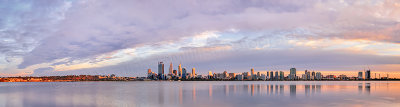 Perth and the Swan River at Sunrise, 14th March 2014