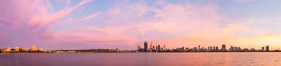 Perth and the Swan River at Sunrise, 24th March 2014