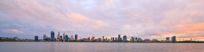 Perth and the Swan River at Sunrise, 12th February 2017