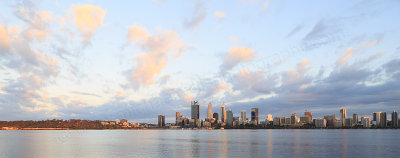 Perth and the Swan River at Sunrise, 16th February 2017
