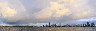 Perth and the Swan River at Sunrise, 14th March 2017