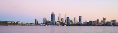 Perth and the Swan River at Sunrise, 20th March 2017