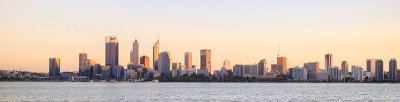 Perth and the Swan River at Sunrise, 4th May 2017