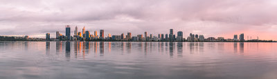 Perth and the Swan River at Sunrise, 16th May 2017