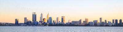 Perth and the Swan River at Sunrise, 17th May 2017