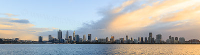Perth and the Swan River at Sunrise, 20th May 2017