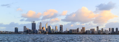 Perth and the Swan River at Sunrise, 21st May 2017