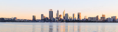 Perth and the Swan River at Sunrise, 28th May 2017