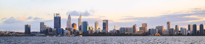 Perth and the Swan River at Sunrise, 12th July 2017