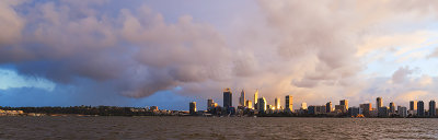Perth and the Swan River at Sunrise, 20th July 2017