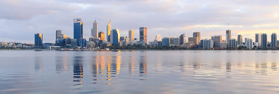 Perth and the Swan River at Sunrise, 5th August 2017