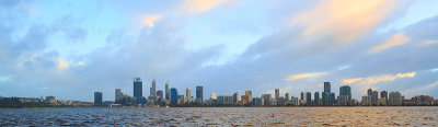 Perth and the Swan River at Sunrise, 14th August 2017