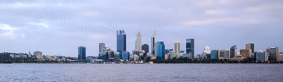 Perth and the Swan River at Sunrise, 16th August 2017