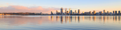 Perth and the Swan River at Sunrise, 2nd September 2017