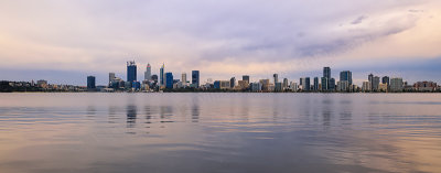 Perth and the Swan River at Sunrise, 15th September 2017
