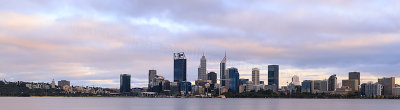 Perth and the Swan River at Sunrise, 26th September 2017