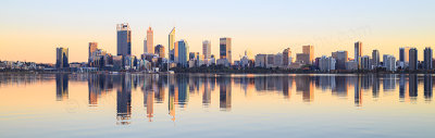 Perth and the Swan River at Sunrise, 29th September 2017