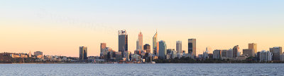 Perth and the Swan River at Sunrise, 20th October 2017