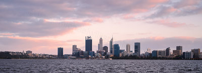 Perth and the Swan River at Sunrise, 28th October 2017