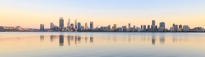 Perth and the Swan River at Sunrise, 31st October 2017