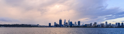 Perth and the Swan River at Sunrise, 18th November 2017