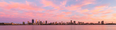 Perth and the Swan River at Sunrise, 8th December 2017