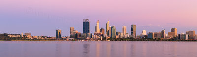 Perth and the Swan River at Sunrise, 11th December 2017