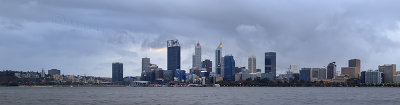 Perth and the Swan River at Sunrise, 17th December 2017