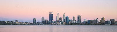 Perth and the Swan River at Sunrise, 27th December 2017