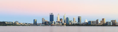 Perth and the Swan River at Sunrise, 20th January 2018