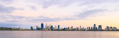 Perth and the Swan River at Sunrise, 28th January 2018