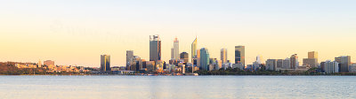 Perth and the Swan River at Sunrise, 1st February 2018