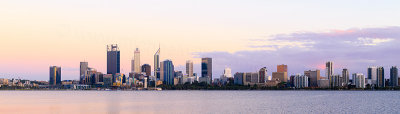 Perth and the Swan River at Sunrise, 5th February 2018