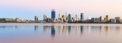 Perth and the Swan River at Sunrise, 15th February 2018