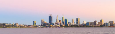 Perth and the Swan River at Sunrise, 16th February 2018