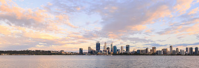 Perth and the Swan River at Sunrise, 24th February 2018