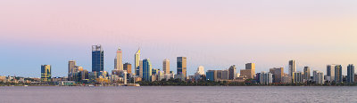 Perth and the Swan River at Sunrise, 5th March 2018
