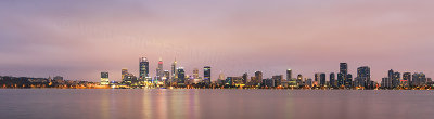 Perth and the Swan River at Sunrise, 7th March 2018