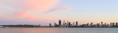 Perth and the Swan River at Sunrise, 11th March 2018