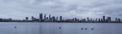 Perth and the Swan River at Sunrise, 15th March 2018