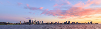Perth and the Swan River at Sunrise, 20th March 2018