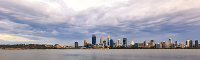 Perth and the Swan River at Sunrise, 24th March 2018