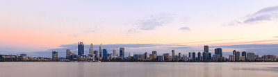 Perth and the Swan River at Sunrise, 27th March 2018