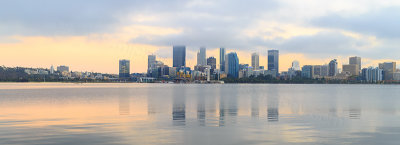 Perth and the Swan River at Sunrise, 4th April 2018