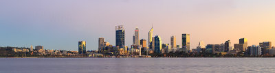 Perth and the Swan River at Sunrise, 12th April 2018