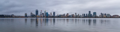 Perth and the Swan River at Sunrise, 18th April 2018